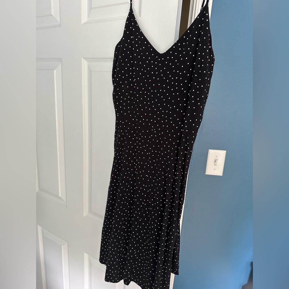 GAP Black Sheath Maxi Dress Sleeveless V-Neck